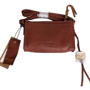 Margot New York Brown Aiden Wallet On The String